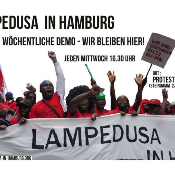 Wöchentliche Demo – jeden Mittwoch in Hamburg!