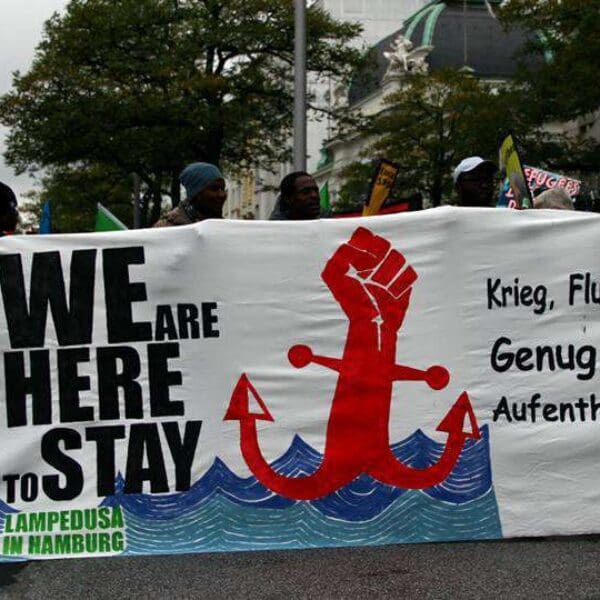 Festnahmen bei Lampedusa-Demo