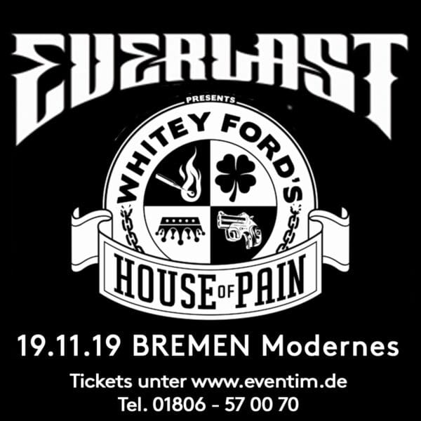 OXMOX verlost Tickets: Everlast (19.11.)