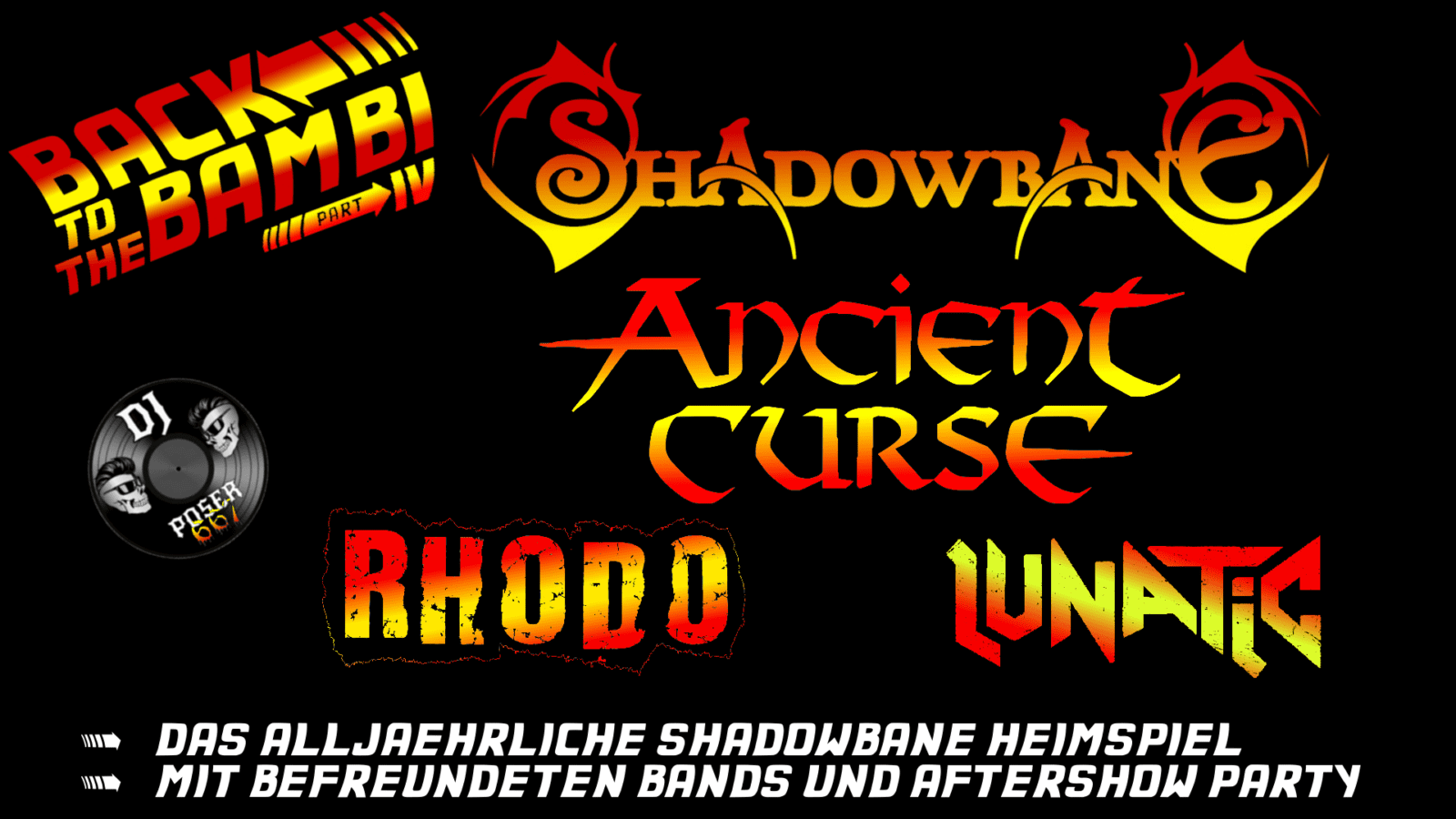 Back To Bambi – SHADOWBANE laden zum Heimspiel